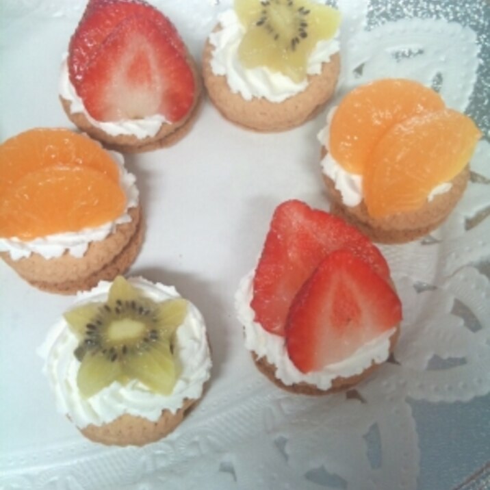 お手伝いレシピ パーティーに簡単ミニケーキ レシピ 作り方 By さわやか太郎51 楽天レシピ